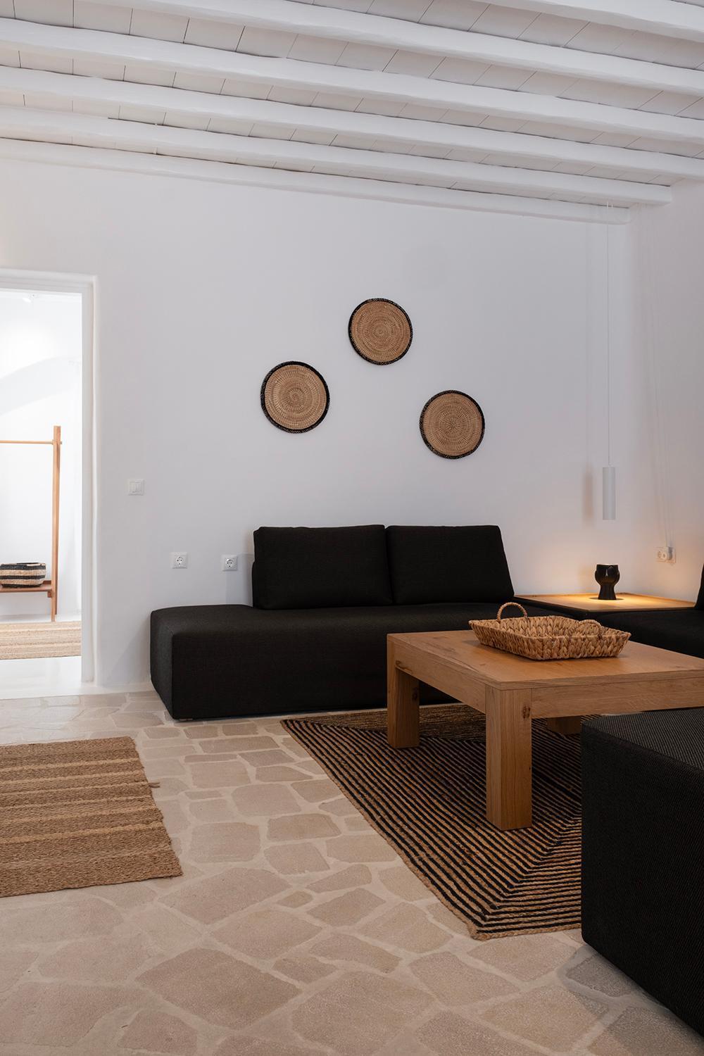 Mykonian Style W Shared Pool Houses & Nighttime Security Guard Ornos  Extérieur photo